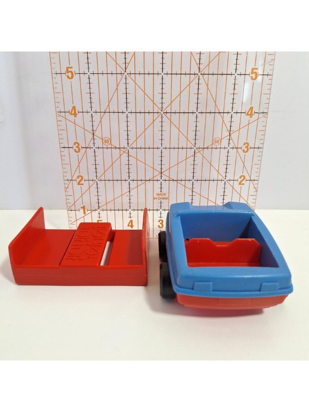 Playskool Familiar Places Blue Red Car Restaurant Table Vintage Replacement Lot - Picture 8 of 8